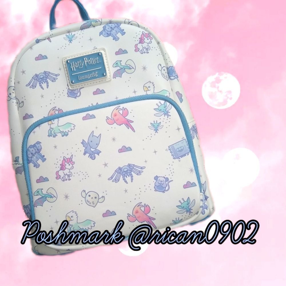 Loungefly Harry Potter Chibi Magical Creatures Mini Backpack - Picture 2 of 7
